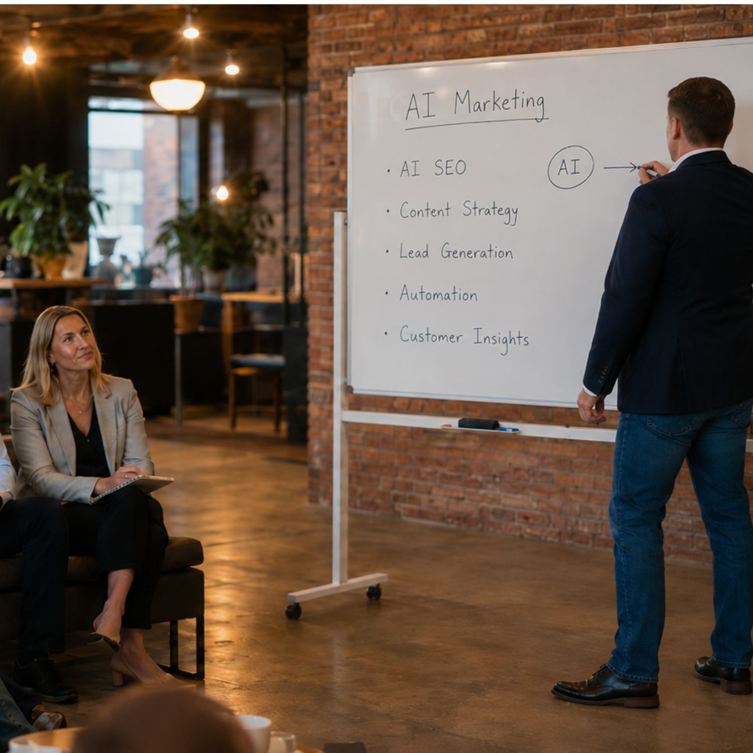 David Caruso advising on AI for business